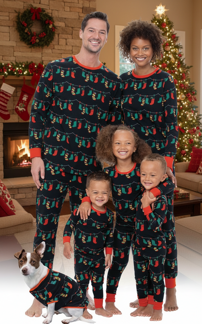Family of Four Christmas Matching Outfits – European & American Style