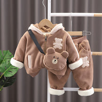 Padded Hooded Cotton Coat Coat Keep Baby Warm Quilted