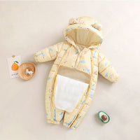 Clothes For Babies Baby Jumpsuits Winter Fleece-lined