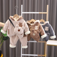 Padded Hooded Cotton Coat Coat Keep Baby Warm Quilted