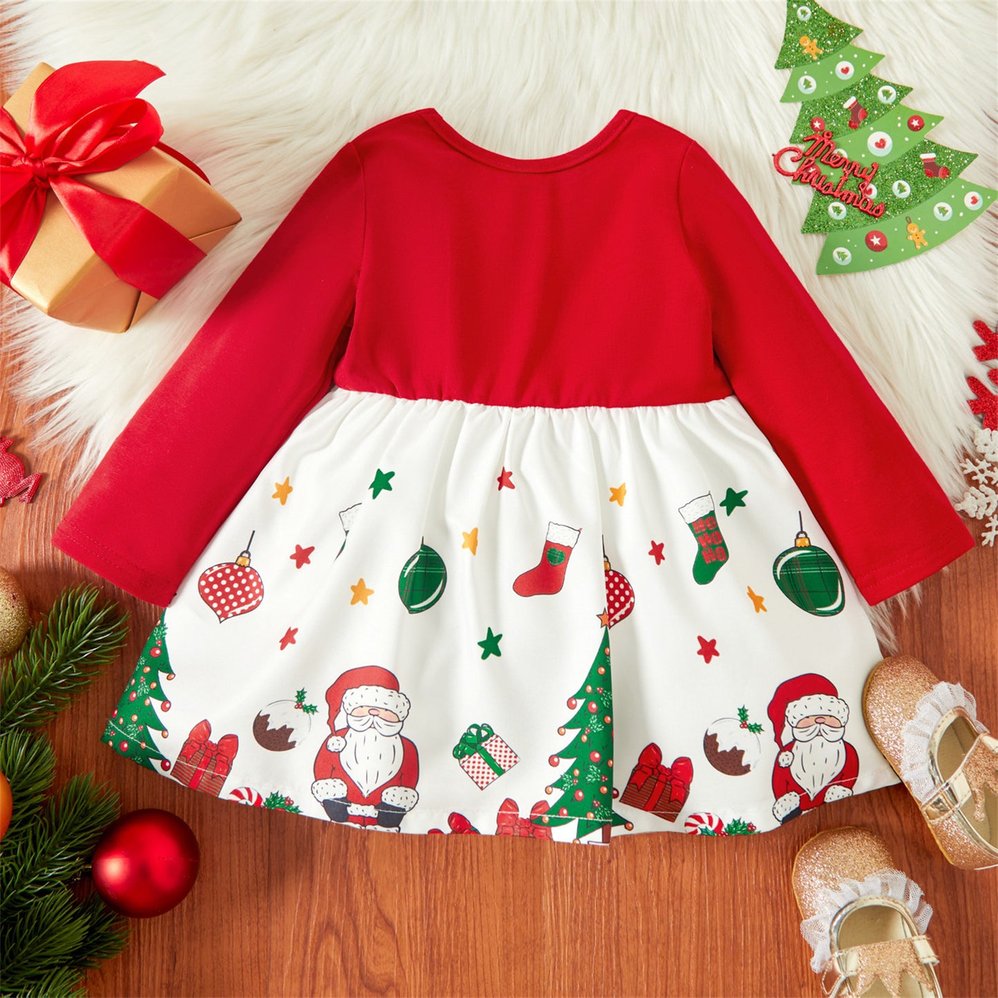 Christmas Baby Dress Girl Clothes New Born Infan