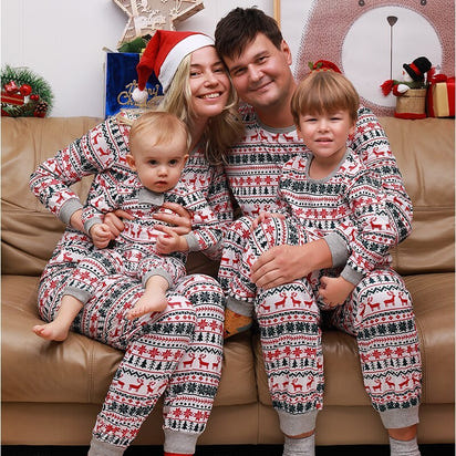 Family Matching Christmas Pajama Set – Holiday Outfits for Parents & Kids