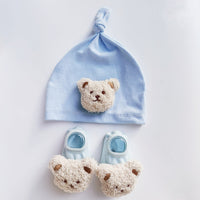 Spring Baby Boys And Girls Socks Hat Suit