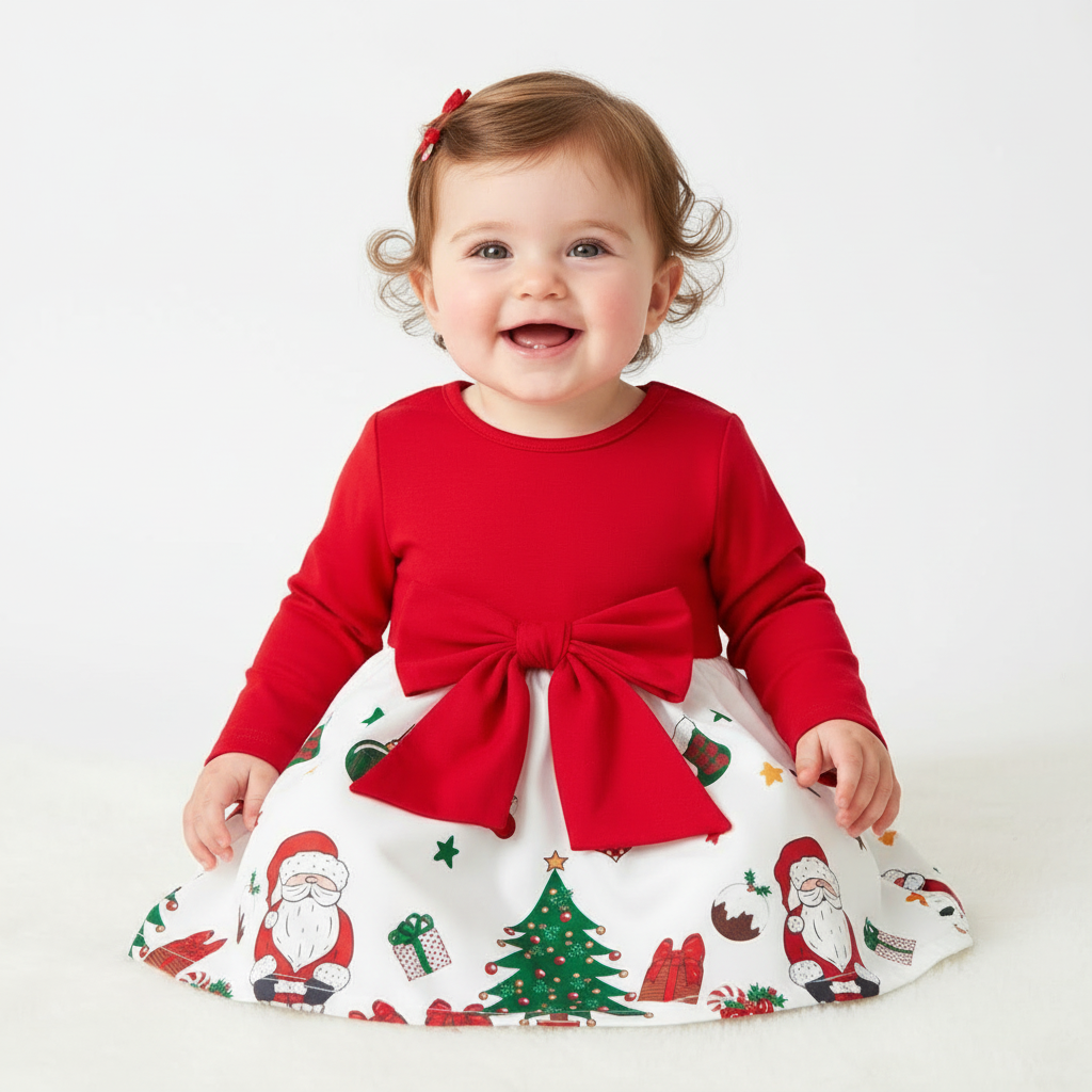 Christmas Baby Dress Girl Clothes New Born Infan