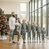 New Christmas Tree Printed Parent-child Suit Home Clothes