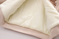 Padded Hooded Cotton Coat Coat Keep Baby Warm Quilted