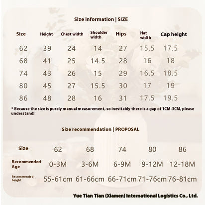 Baby Girl's Solid Color Sling Triangle Romper Hat Suit