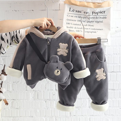 Padded Hooded Cotton Coat Coat Keep Baby Warm Quilted