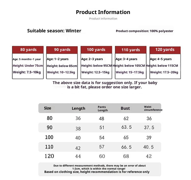 Padded Hooded Cotton Coat Coat Keep Baby Warm Quilted