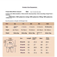 Clothes For Babies Baby Jumpsuits Winter Fleece-lined